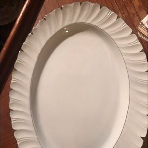 Fine china platter in Heirloom pattern 14”